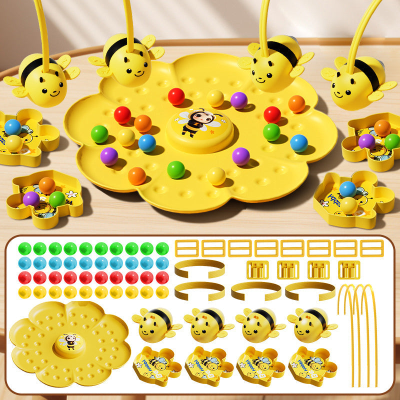 🐝 Pieni Mehiläinen - Magneettinen Helmien Keräilylelu Perheille