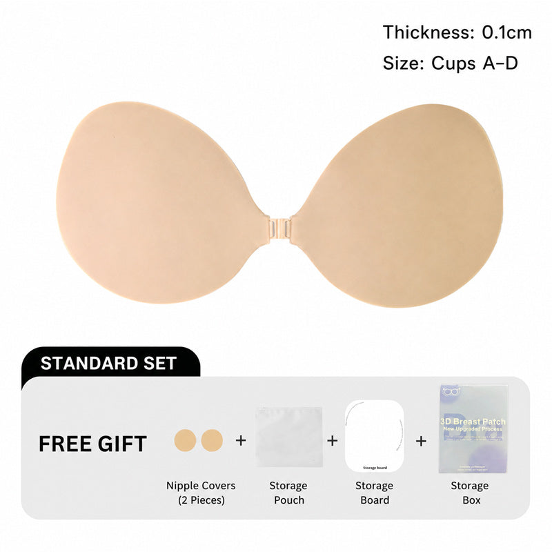 Vaarwel Zichtbare Beha-Lijnen! 3D Siliconen Push-Up Nipple Covers 💖