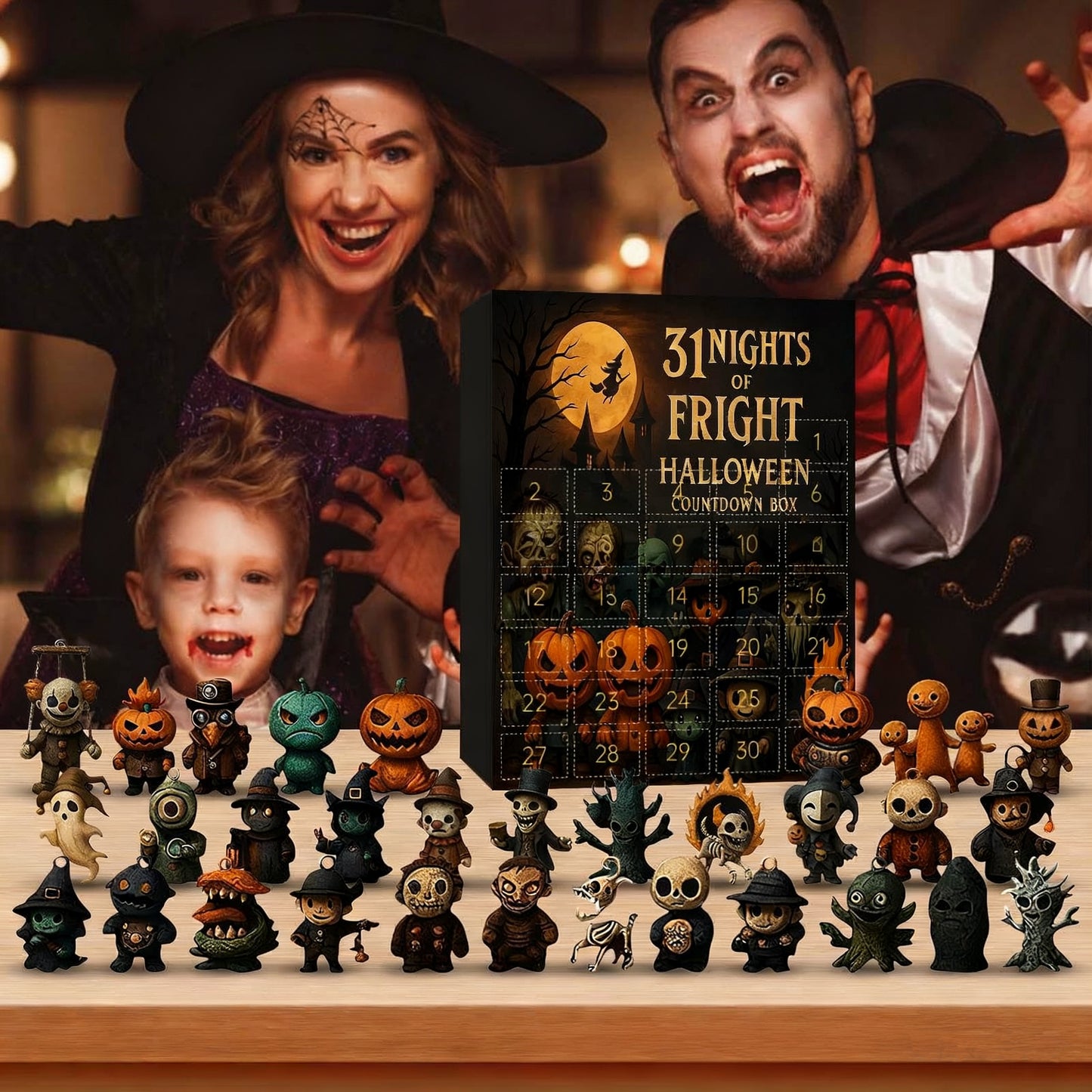 🎃 Laskenta Kalenteri 2025: 31 Päivää Nokkelaa Halloween Iloa -Arvoja! 🦇