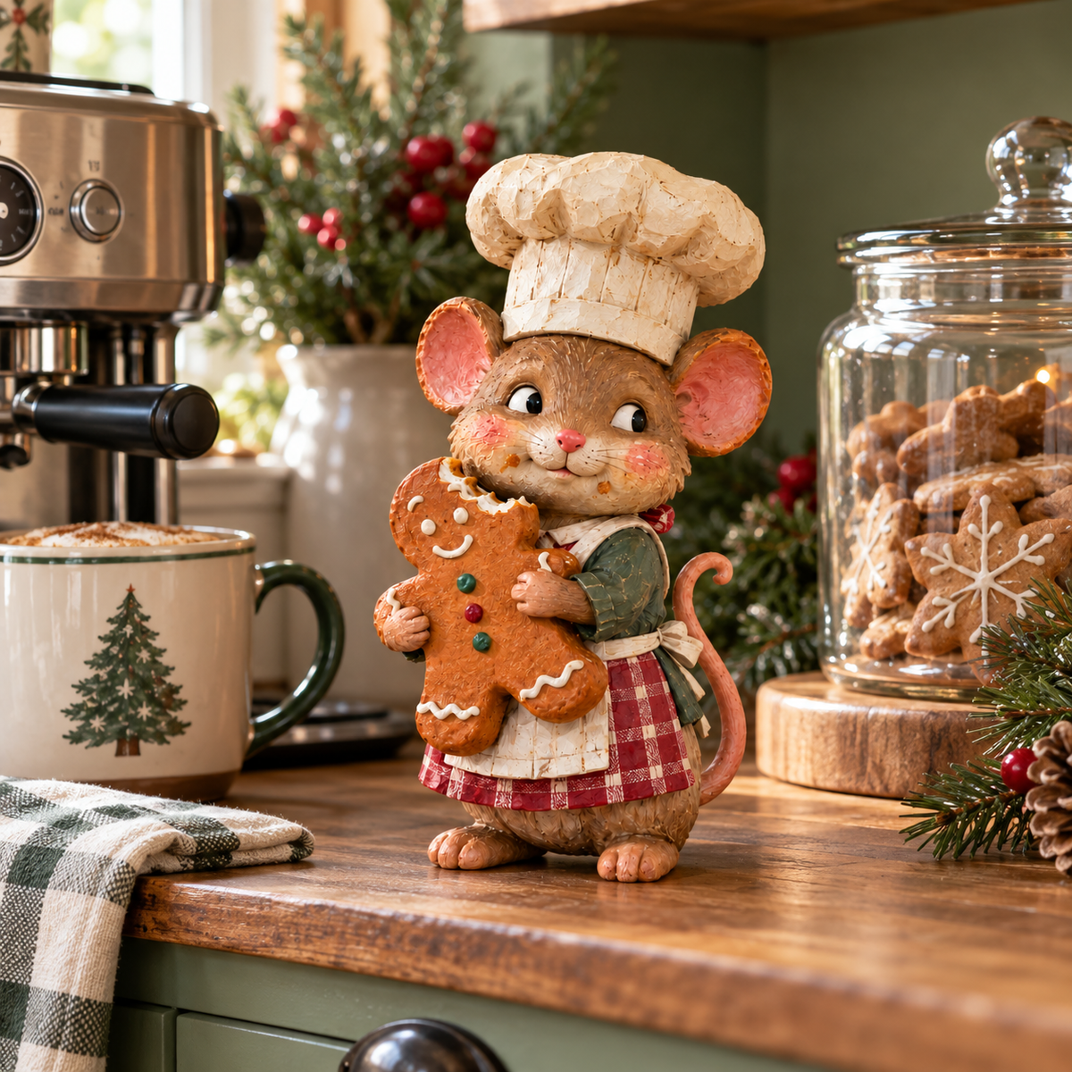 Kerst Pepernoot Muis Bakkertje – Breng Magische & Schattige Kerstsfeer In Huis! 🐭🍪
