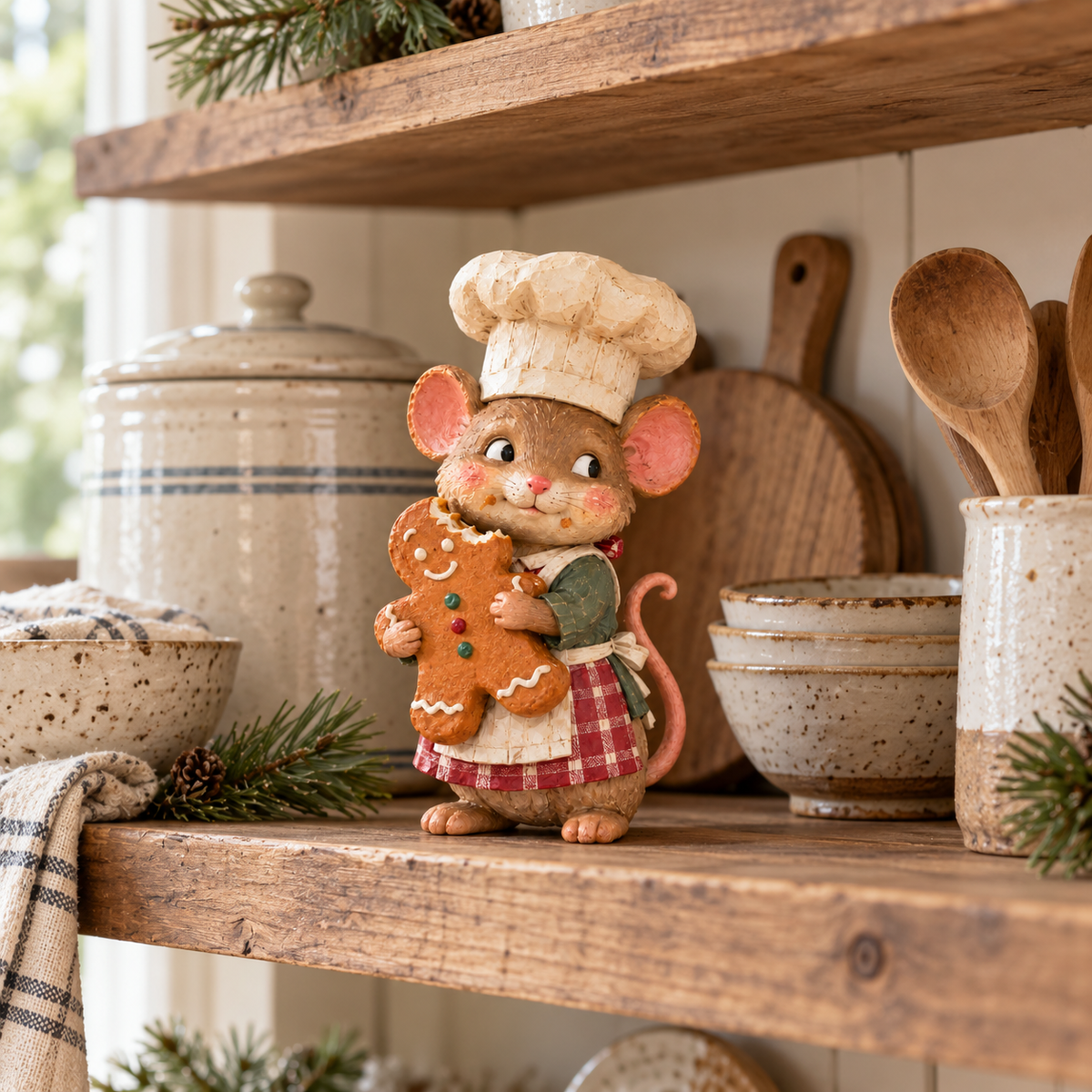 Kerst Pepernoot Muis Bakkertje – Breng Magische & Schattige Kerstsfeer In Huis! 🐭🍪
