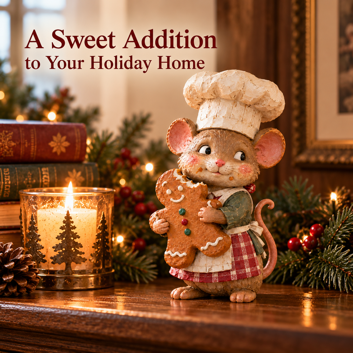 Kerst Pepernoot Muis Bakkertje – Breng Magische & Schattige Kerstsfeer In Huis! 🐭🍪