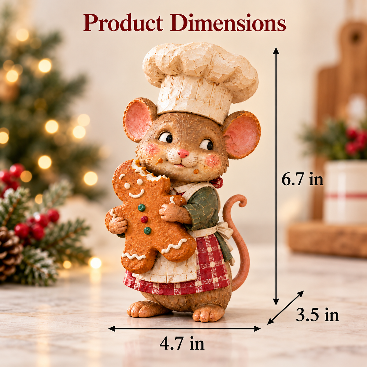 Kerst Pepernoot Muis Bakkertje – Breng Magische & Schattige Kerstsfeer In Huis! 🐭🍪