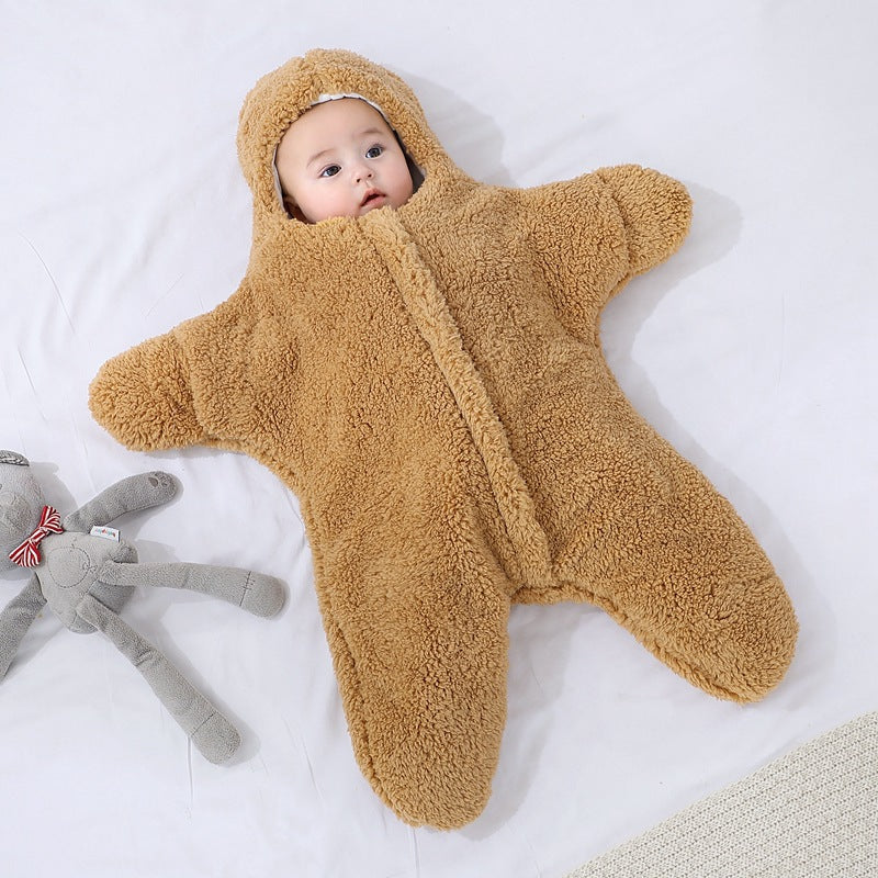 👶❄️ Turvallinen ja vapaa liike: Vauvan talviunipussi – Lämmin kapalo vastasyntyneelle 🍼💖