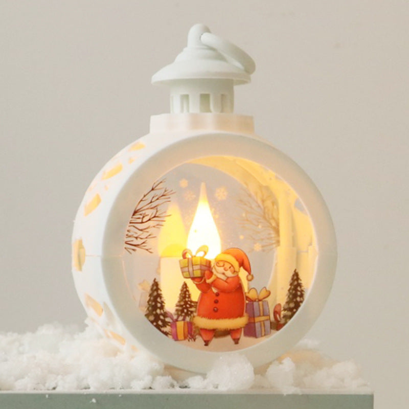 🎄 Retro LED-jouluyölamppu - joulukoriste ikkunaan ja pöydälle ✨
