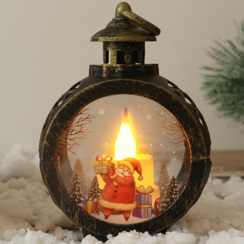 🎄 Retro LED-jouluyölamppu - joulukoriste ikkunaan ja pöydälle ✨