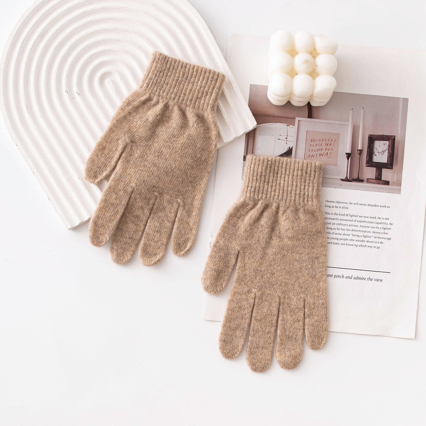 🌟 100% Lopullinen Lammasvilla – Paksut Kosketusnäyttökäsineet 🧤