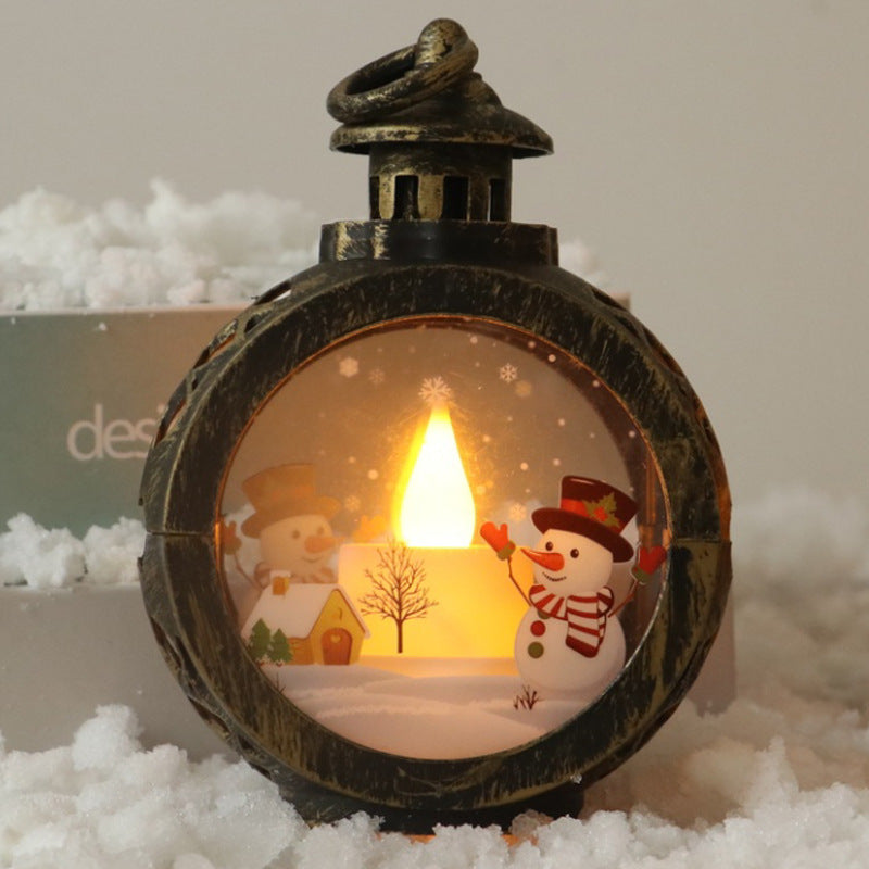 🎄 Retro LED-jouluyölamppu - joulukoriste ikkunaan ja pöydälle ✨