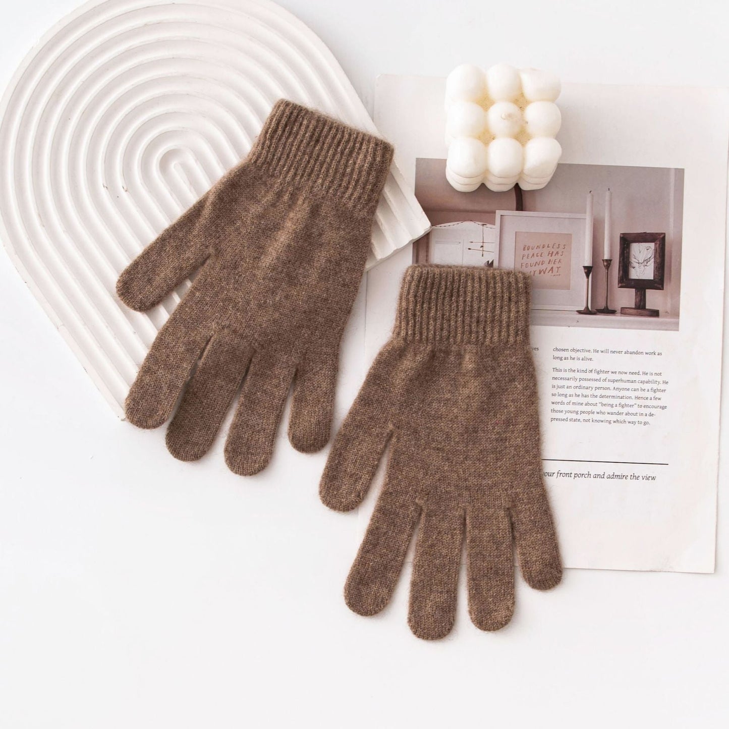 🌟 100% Lopullinen Lammasvilla – Paksut Kosketusnäyttökäsineet 🧤