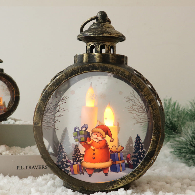 🎄 Retro LED-jouluyölamppu - joulukoriste ikkunaan ja pöydälle ✨