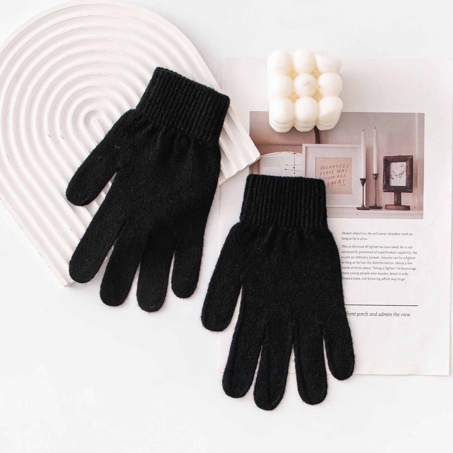 🌟 100% Lopullinen Lammasvilla – Paksut Kosketusnäyttökäsineet 🧤