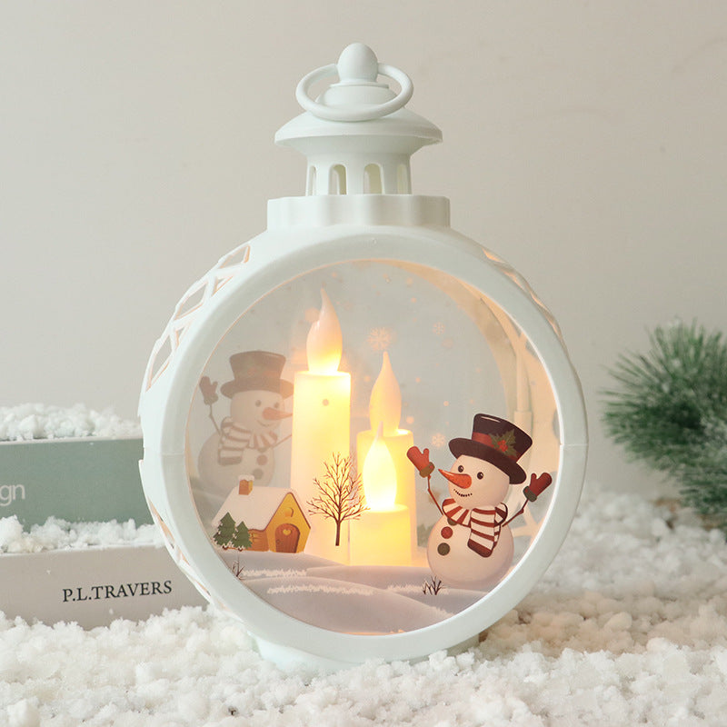 🎄 Retro LED-jouluyölamppu - joulukoriste ikkunaan ja pöydälle ✨