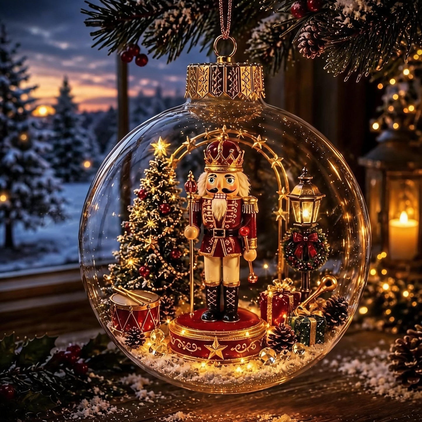🎅 Breng de Magie van Kerst in Huis met dit Verlichte Miniature Diorama! 🎄✨