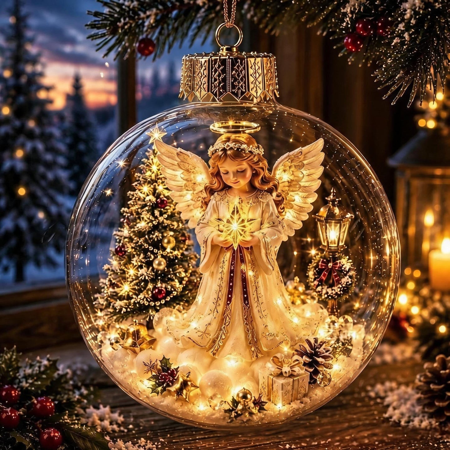 🎅 Breng de Magie van Kerst in Huis met dit Verlichte Miniature Diorama! 🎄✨