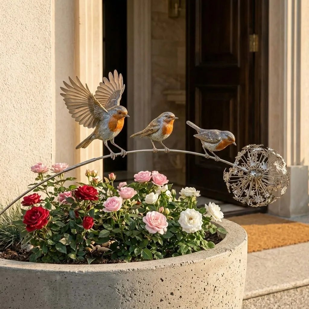 🕊️ Als roodborstjes verschijnen: Uw eeuwige boodschapper van liefde ❤️