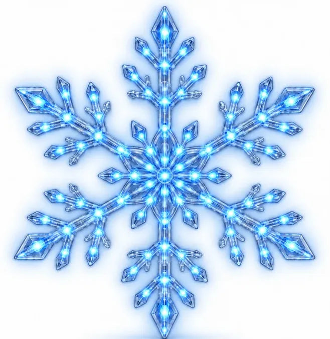 ❄️ Magische 3D Sneeuwvlok LED Wandlamp – Breng Direct Kerstsfeer & Warmte in Huis ✨ (Met Remote)