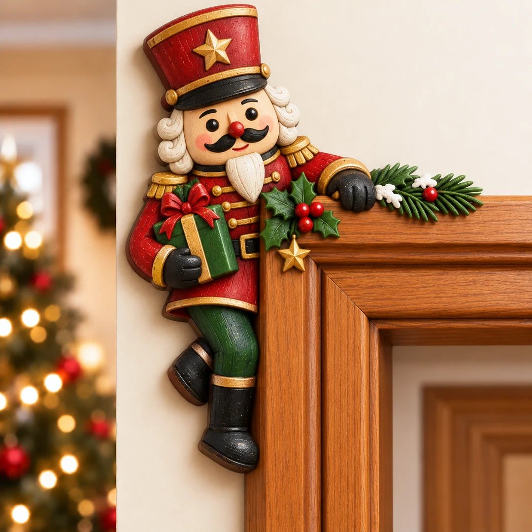 Schattige Kerst Hoekdecoratie Voor Deurposten | De Leukste Kerstblikvanger! 🎅🚪
