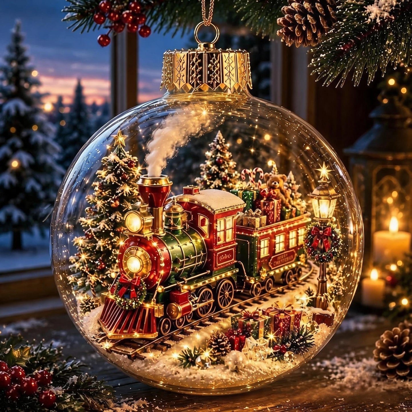 🎅 Breng de Magie van Kerst in Huis met dit Verlichte Miniature Diorama! 🎄✨
