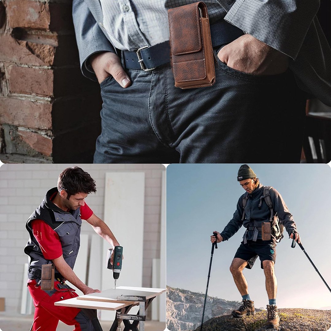 🛡️ Nooit meer een gevallen telefoon! Het tactische riemtasje voor werk & outdoor ✨