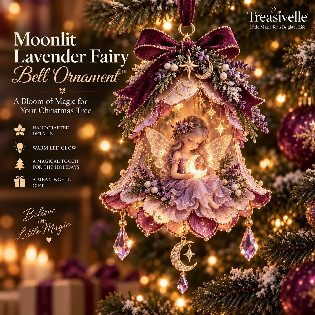 🔮 Magische Fairy Bell Kersthanger | Breng Direct Sprookjesachtige Sfeer in Je Boom! 🧚