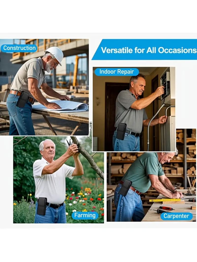 🛡️ Nooit meer een gevallen telefoon! Het tactische riemtasje voor werk & outdoor ✨