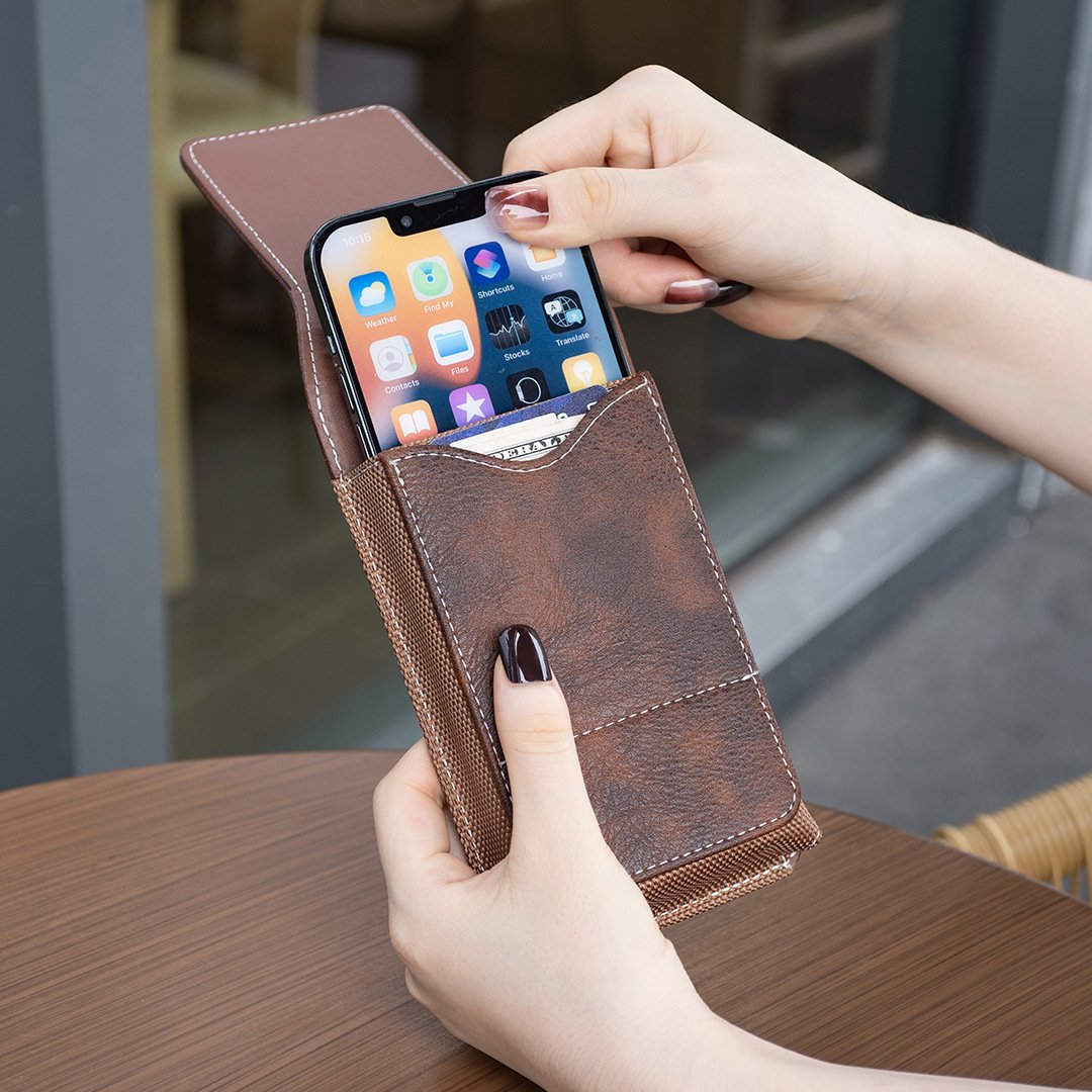 🛡️ Nooit meer een gevallen telefoon! Het tactische riemtasje voor werk & outdoor ✨