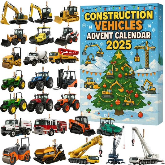 Rakennusajoneuvojen Adventtikalenteri 2025 - 24 Päivää Rakentamisen Iloa!