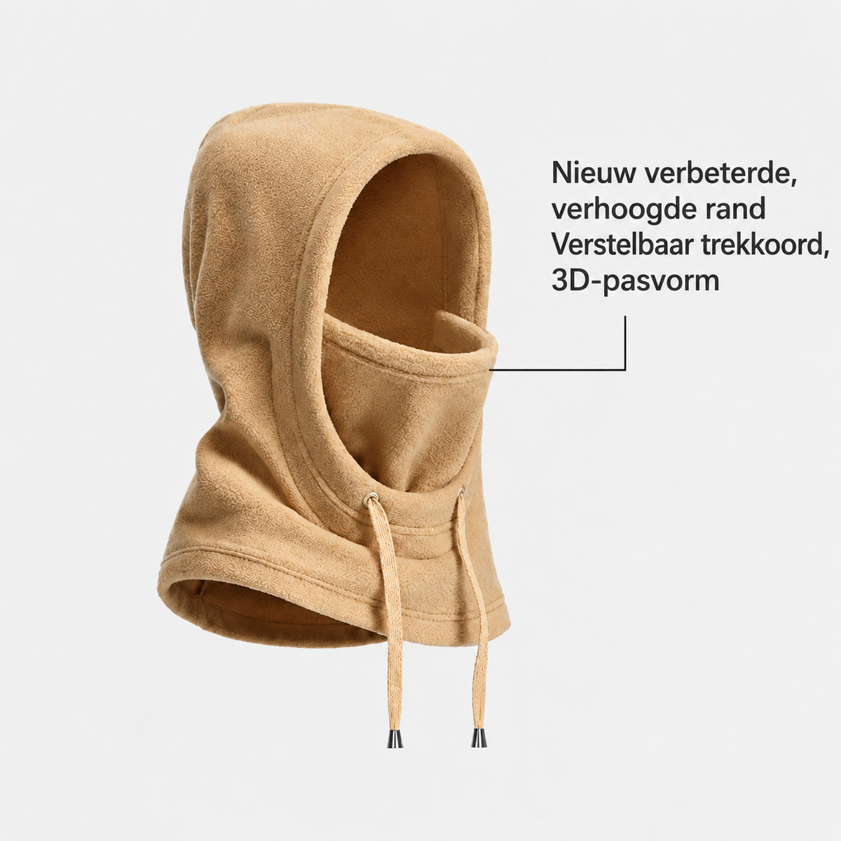 ⛷️ Warme Winter Ski-Balaklava – Dubbellaagse Fleece, Winddicht & Nooit Meer een Beslagen Bril! ❄️✨