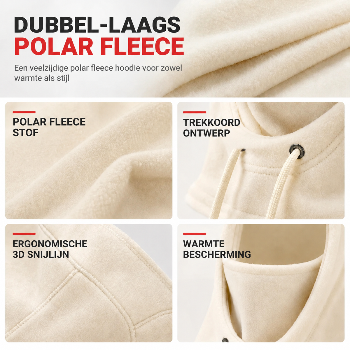 ⛷️ Warme Winter Ski-Balaklava – Dubbellaagse Fleece, Winddicht & Nooit Meer een Beslagen Bril! ❄️✨