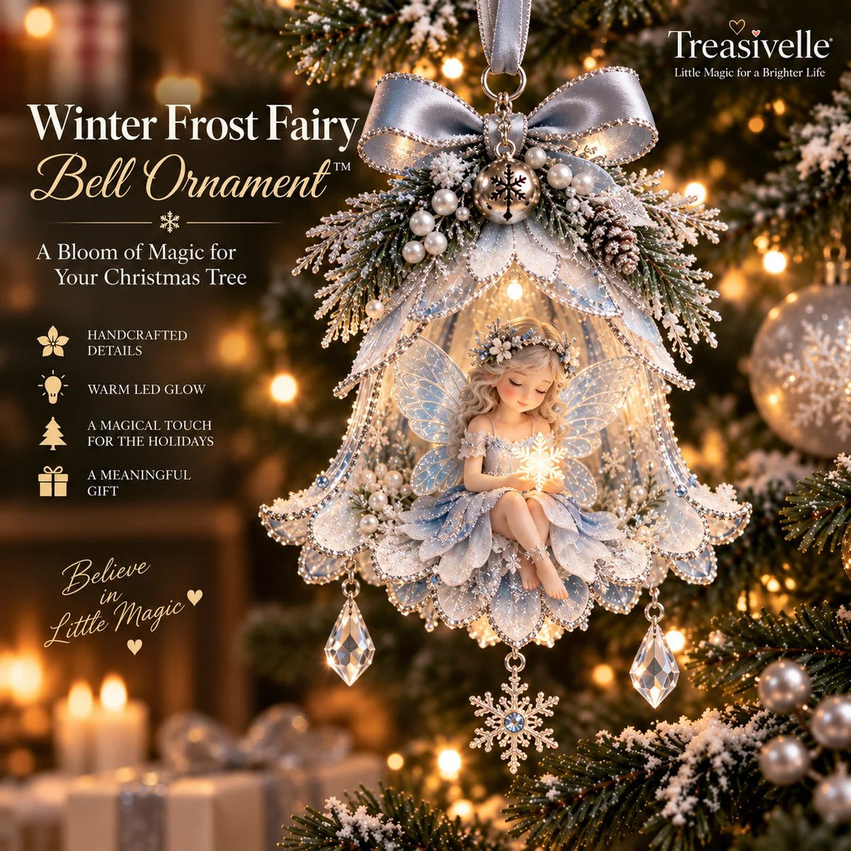 🔮 Magische Fairy Bell Kersthanger | Breng Direct Sprookjesachtige Sfeer in Je Boom! 🧚