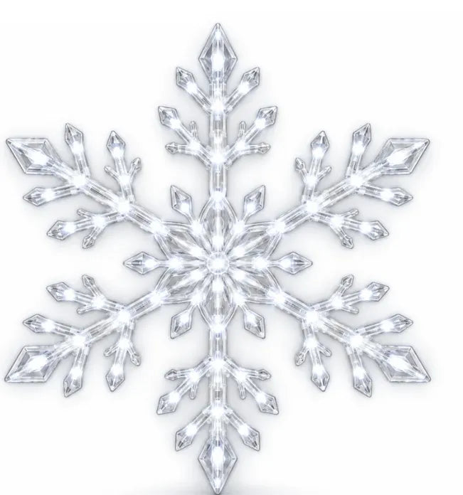 ❄️ Magische 3D Sneeuwvlok LED Wandlamp – Breng Direct Kerstsfeer & Warmte in Huis ✨ (Met Remote)