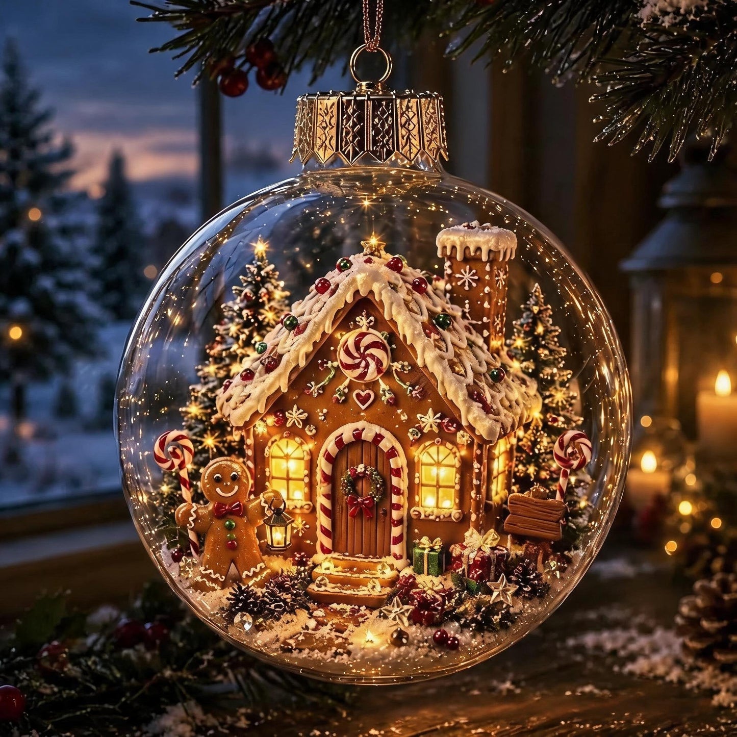 🎅 Breng de Magie van Kerst in Huis met dit Verlichte Miniature Diorama! 🎄✨