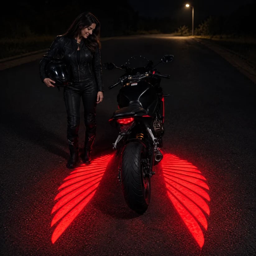 LED Angel Wing Projectors voor Motorfiets – Laat Je Ride Stralen in het Donker! 🏍️