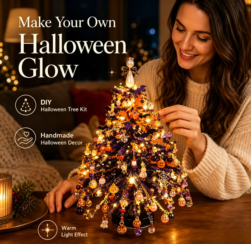🎄 Creëer Kerstmagie in Huis: Complete DIY Parelen Kerstboom Kit ✨ (Met Engel Piek)