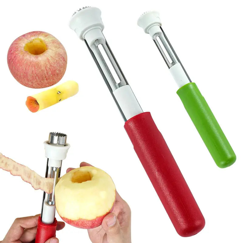 Nooit Meer Geknoei! 🍎✨ De Ultieme 2-in-1 RVS Appelboor
