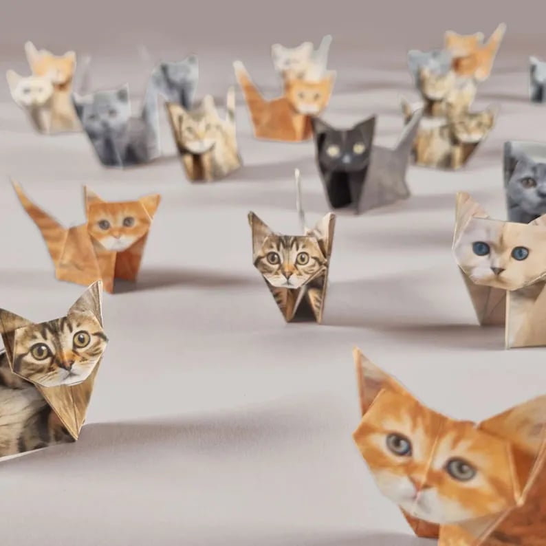 DIY Paper Cats - Luo Oma Origami-kissaparatiisi! 50 Ihastuttavaa Kissaa