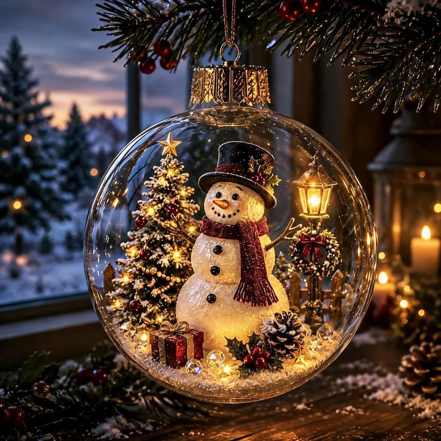 🎅 Breng de Magie van Kerst in Huis met dit Verlichte Miniature Diorama! 🎄✨