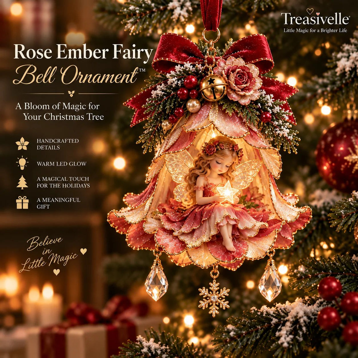 🔮 Magische Fairy Bell Kersthanger | Breng Direct Sprookjesachtige Sfeer in Je Boom! 🧚