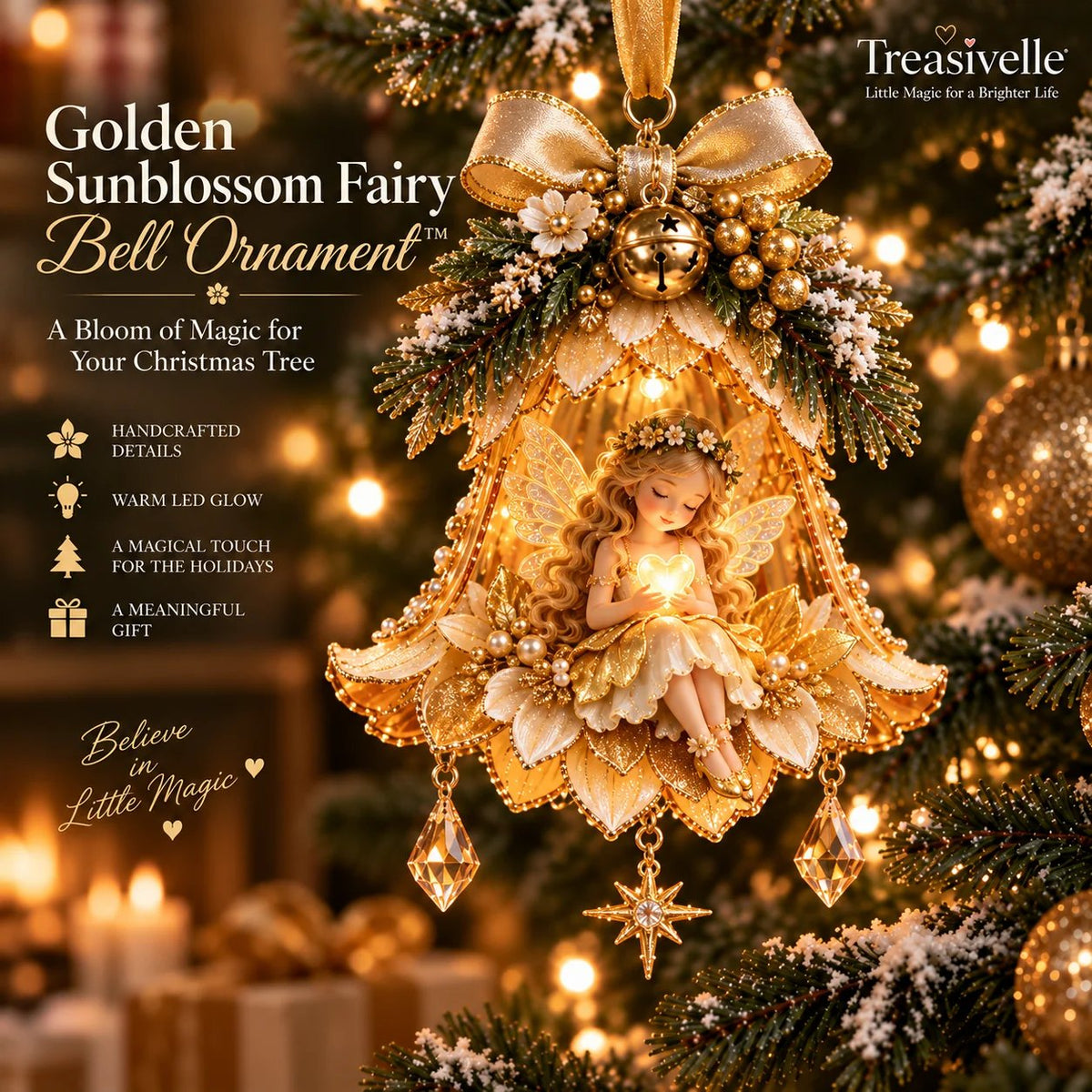 🔮 Magische Fairy Bell Kersthanger | Breng Direct Sprookjesachtige Sfeer in Je Boom! 🧚