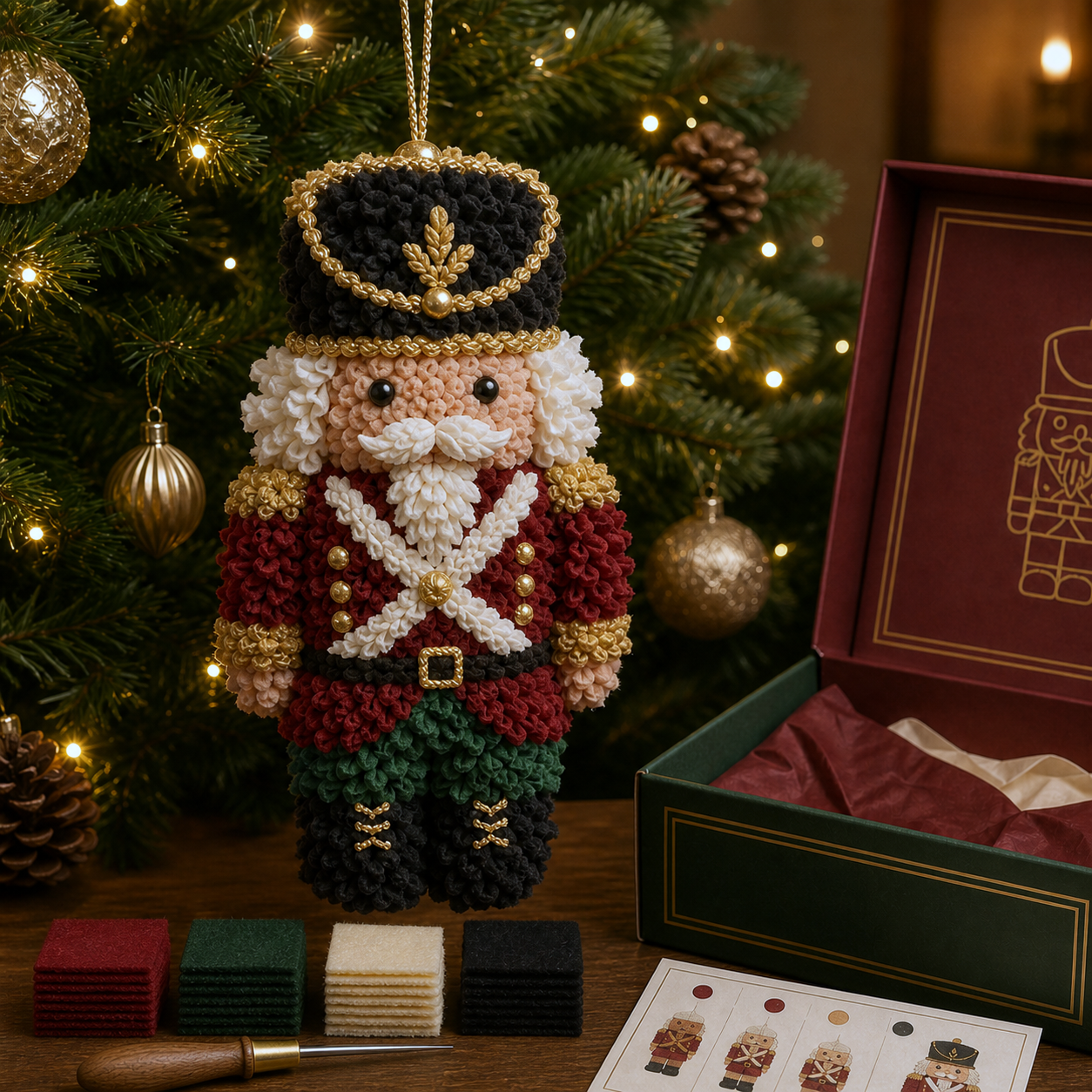 🎄 Maak Je Eigen Magische Kerstdekoratie | 3D DIY Prikpakket Voor Het Hele Gezin