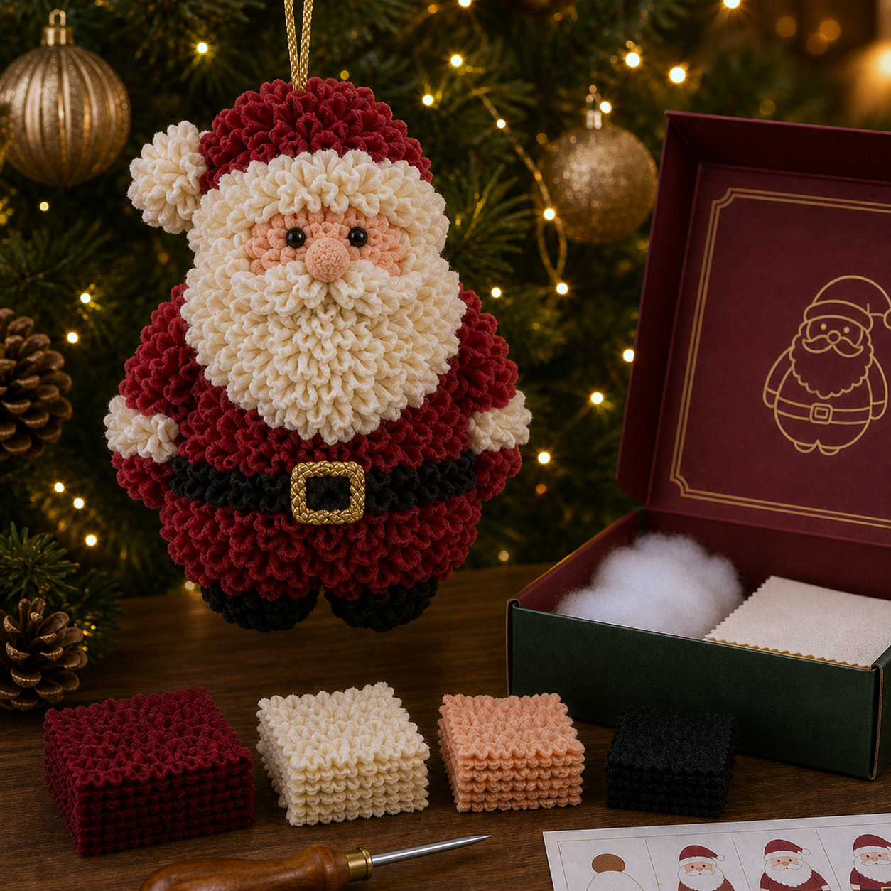 🎄 Maak Je Eigen Magische Kerstdekoratie | 3D DIY Prikpakket Voor Het Hele Gezin