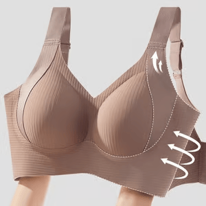 🔥Kevään myynti 49% alennus - Ribbed Push Up säädettävät langattomat rintaliivit naisille