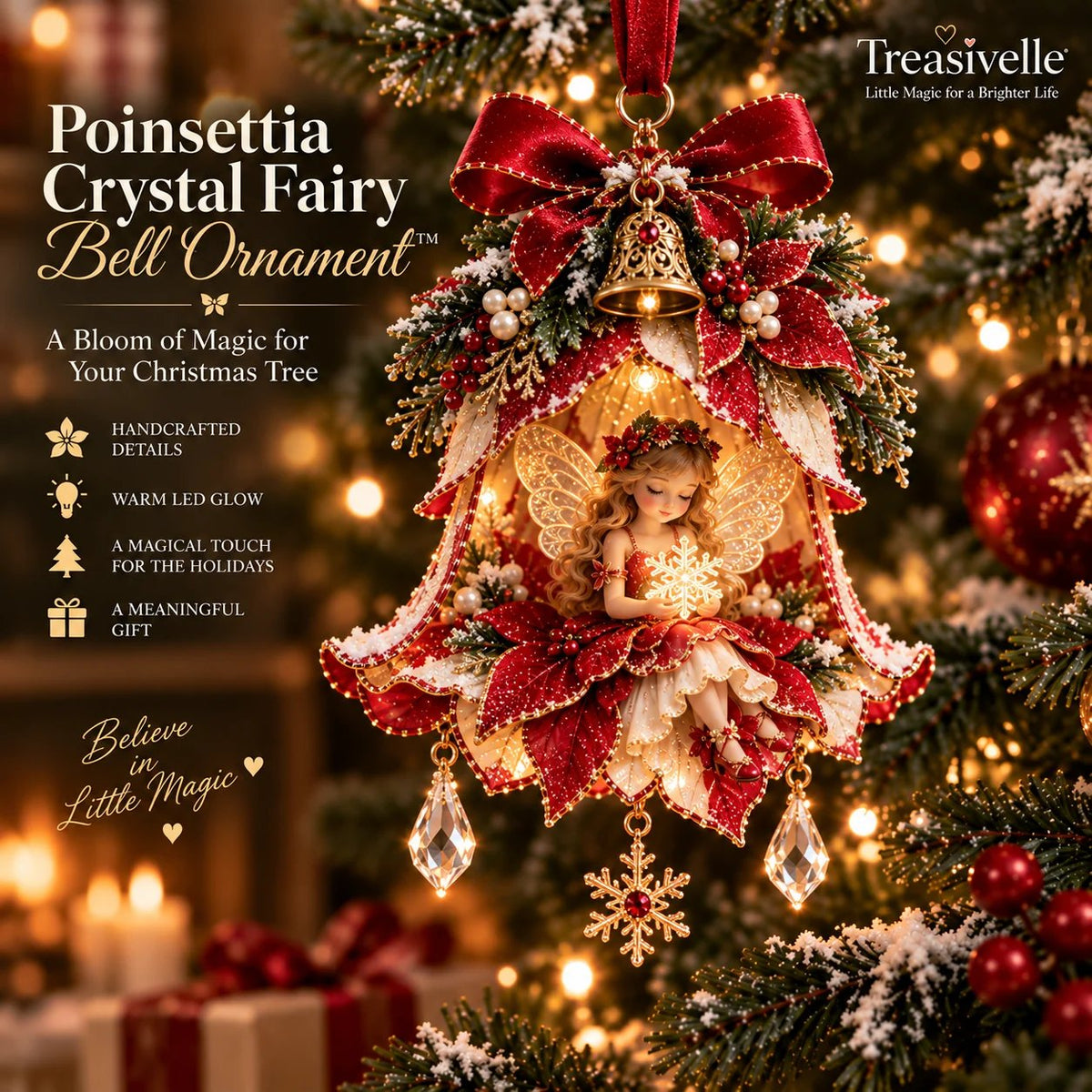 🔮 Magische Fairy Bell Kersthanger | Breng Direct Sprookjesachtige Sfeer in Je Boom! 🧚