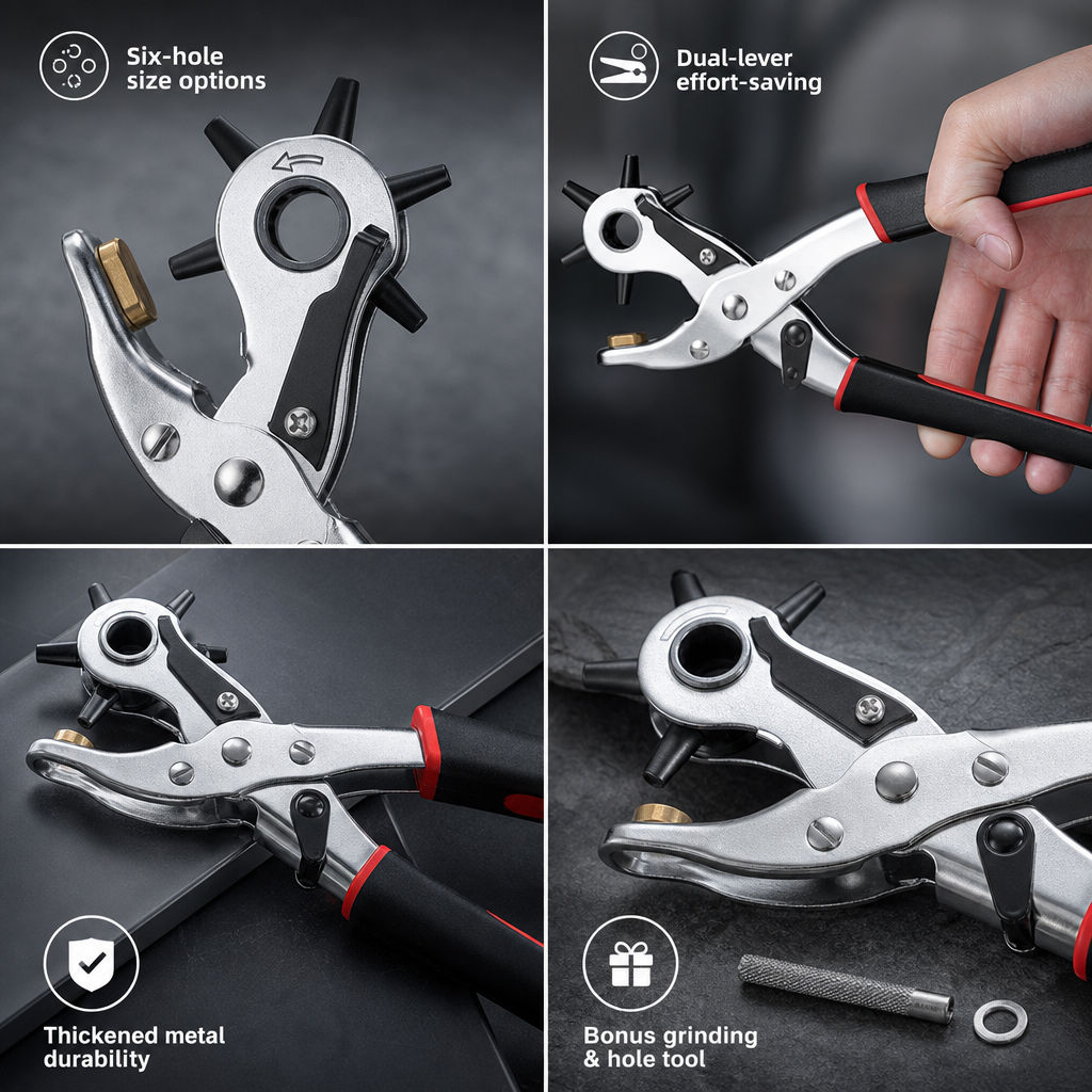 🛠️ Multifunctionele Gaatjestang — Bespaar tijd & dure schoenmakerskosten! 💸