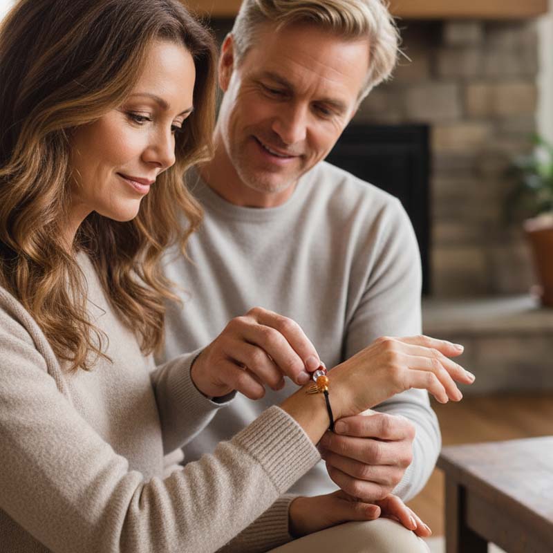 🌌 Kosminen Kalibraattori ✨ | Horoskooppi Rannekoru 12 Merkin 🌙 | Magneettisesti Optimoitu Suojaus