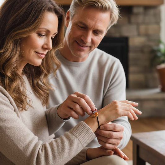 🌌 Kosminen Kalibraattori ✨ | Horoskooppi Rannekoru 12 Merkin 🌙 | Magneettisesti Optimoitu Suojaus