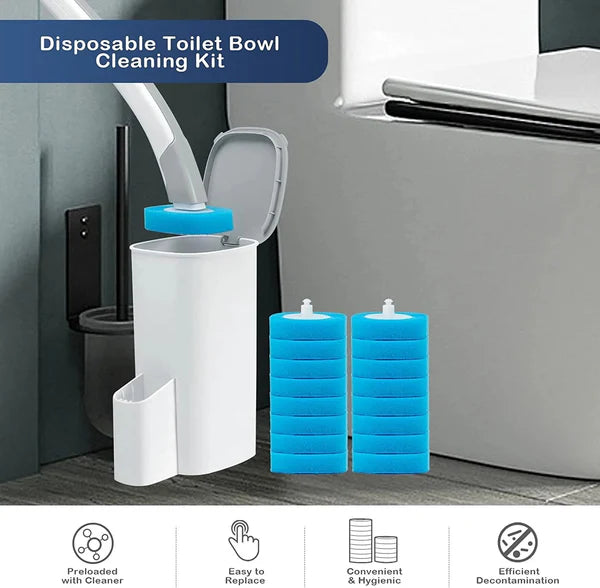 ⏳Hot Sale 50% KORTING💧Wegwerp Toiletreinigingssysteem – Hygiënisch Schoon Zonder Handen Vies te Maken