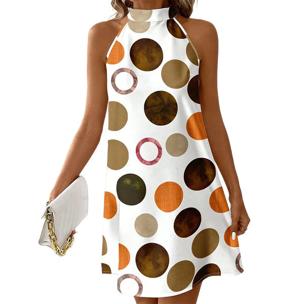 Elegante Polka Dot A-Lijn Jurk – Slanker Silhouet & Ultiem Zomercomfort ☀️