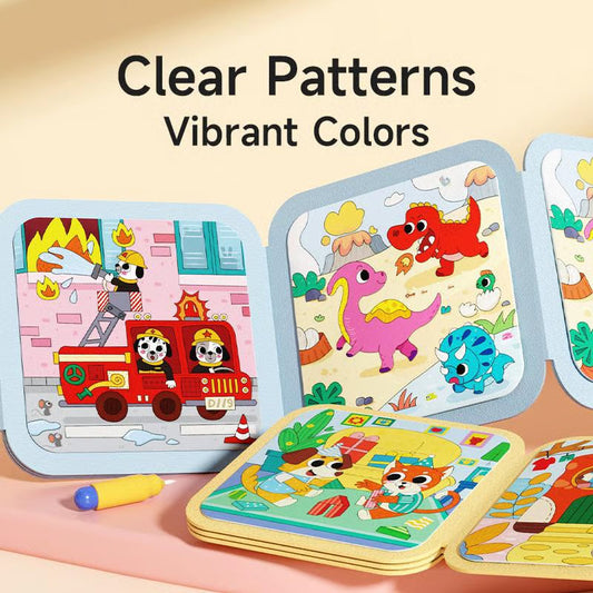 🔥 40% ALENNUS VINTER-ALE! 💧 Uudelleenkäytettävä Vesivärikirja Lapsille & Taaperoille 🎨