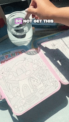 🔥 40% ALENNUS VINTER-ALE! 💧 Uudelleenkäytettävä Vesivärikirja Lapsille & Taaperoille 🎨